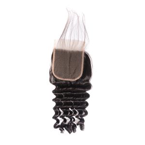 maady hair luxury remy hair 4x4 deep wave closure