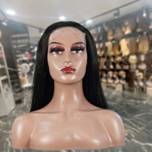 maady hair luxury natural black asian raw hair 5x5 hd lace closure straight bob human hair wig