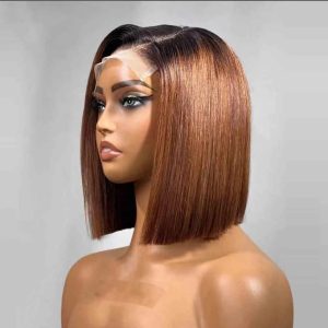 maady hair luxury 13x4 promo bob wig remy hair 12 inch