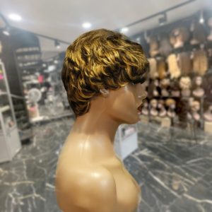 center wig machine made wig remy hair h030