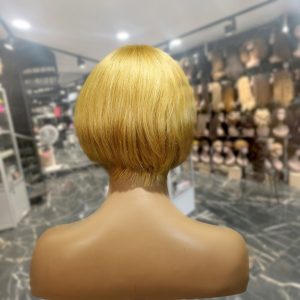 center wig machine made #27 wig remy hair h009