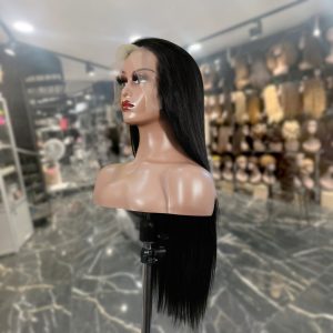 maady hair luxury 13x6 double drams straight lace front wig black remy hair