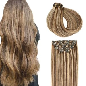maady hair luxury asian raw hair straight clip in hair extensions