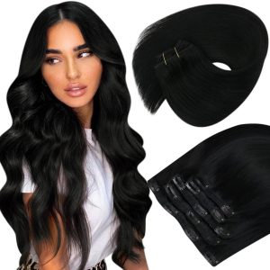 maady hair luxury asian raw hair straight clip in hair extensions