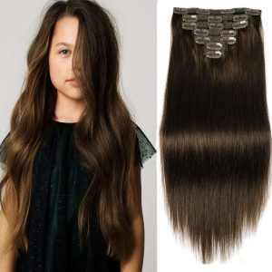 maady hair luxury asian raw hair straight clip in hair extensions