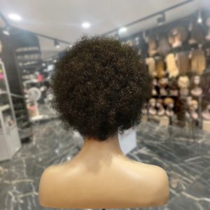 center wig machine made color wig remy hair