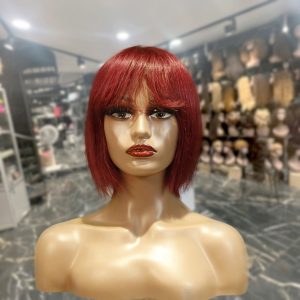 center wig machine made 99j wig remy hair h009