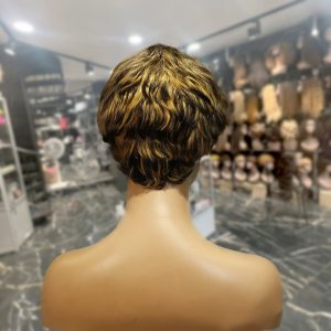 center wig machine made wig remy hair h030