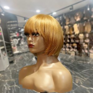 center wig machine made #30 wig remy hair h009
