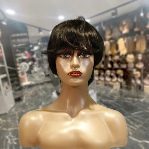 import placeholder for 10169831948621 center wig machine made black wig remy hair h081