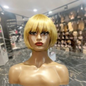 center wig machine made #27 wig remy hair h009