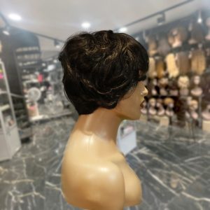 import placeholder for 10169832669517 center wig machine made black wig remy hair tc041