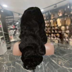 center wig 13x4 body wave lace front wig natural black remy hair