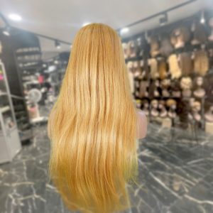 center wig 13x4 straight lace front wig 27 honey blonde remy hair