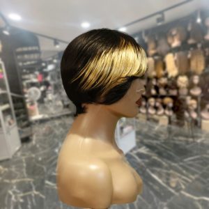 center wig machine made #27 wig remy hair h016