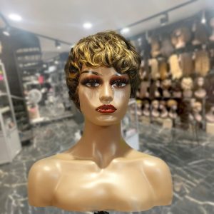 center wig machine made wig remy hair h030