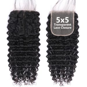 maady hair luxury remy hair 5x5 deep wave closure
