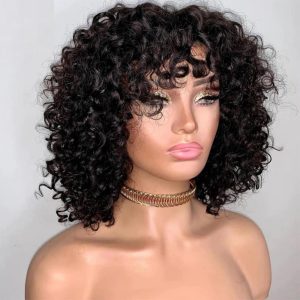 import placeholder for 10169832177997 center wig machine made black wig remy hair tc002