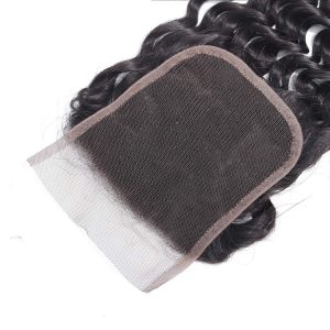 maady hair luxury remy hair 4x4 water wave closure