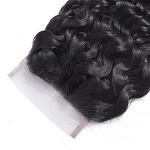 maady hair luxury remy hair 4x4 water wave closure
