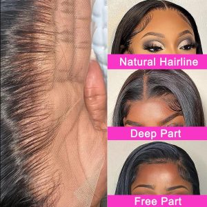 maady hair luxury asian raw hair 13x6 straight hd frontal