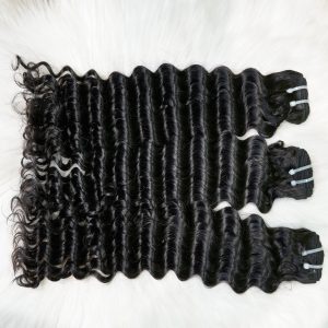 maady hair luxury remy hair black deep wave bundles laotian weaving