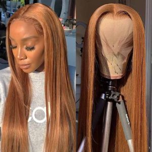 import placeholder for 10169785024845 center wig 13x4 straight lace front wig 8 27 honey blonde highlight 26 inch remy hair