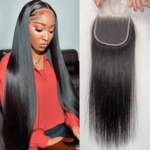 maady hair luxury remy hair 4x4 straight closure